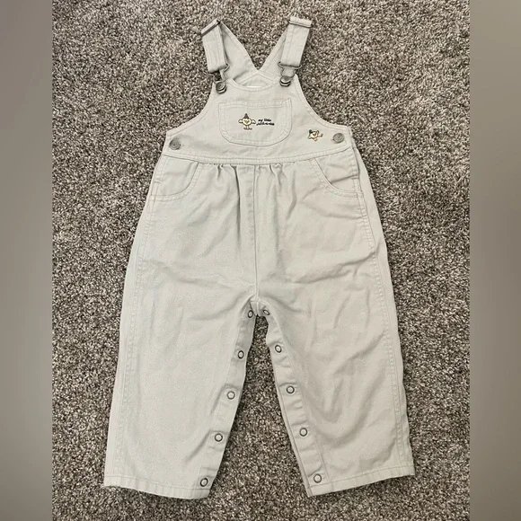 Infant Baby Carter’s Vintage “My Little Chick-a-Dee” Overalls Size 18-24 Months - Picture 1 of 5